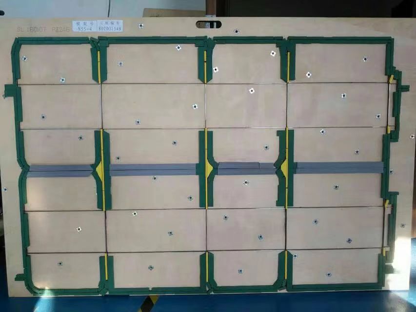 Large flatbed die board